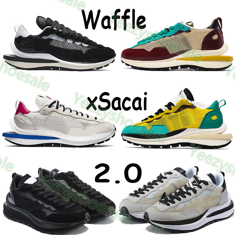 

2021 waffle xSacai 2.0 men women running shoes Sport Fuchsia Game Royal Tour Yellow Stadium Green White Smoke Grey sneakers US 7-11, 04. concord