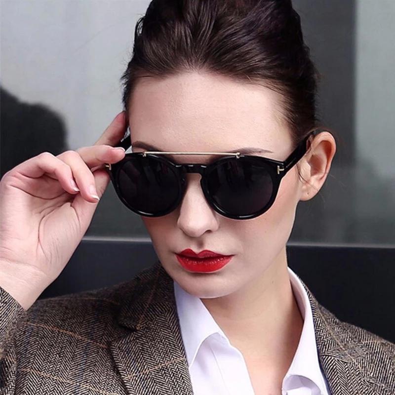 

Sunglasses JackJad 2022 Fashion Double Bridge Round Style Tint Ocean Lens Women Men Vintage Brand Design Sun Glasses Shades 9168