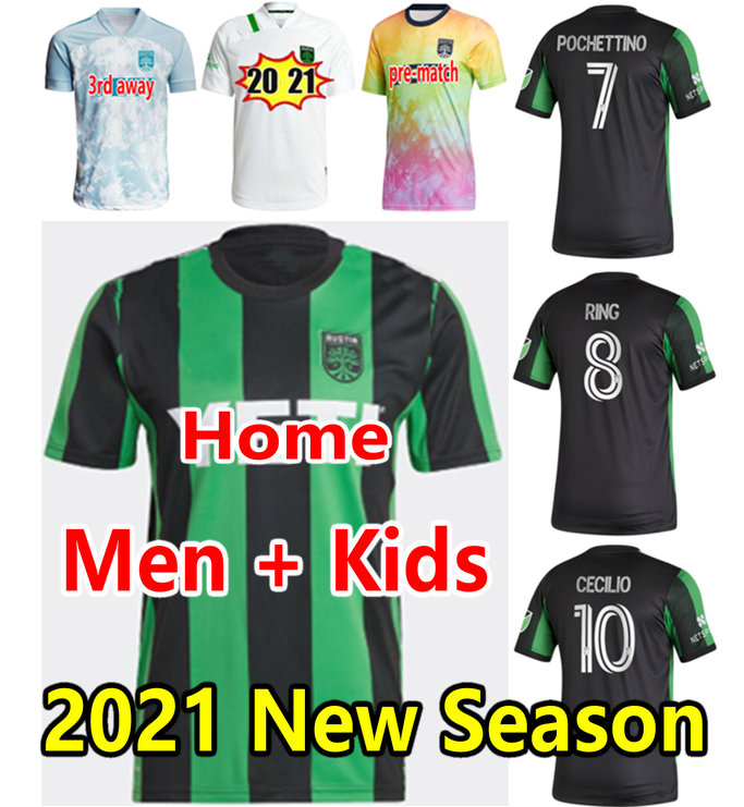 

2021 2022 CECILIO Austin FC soccer jerseys RING BESLER FAGUNDEZ POCHETTINO home away kit 21 22 GALLAGHER SCHOENFELD HOESEN men women kids football shirts camisetas