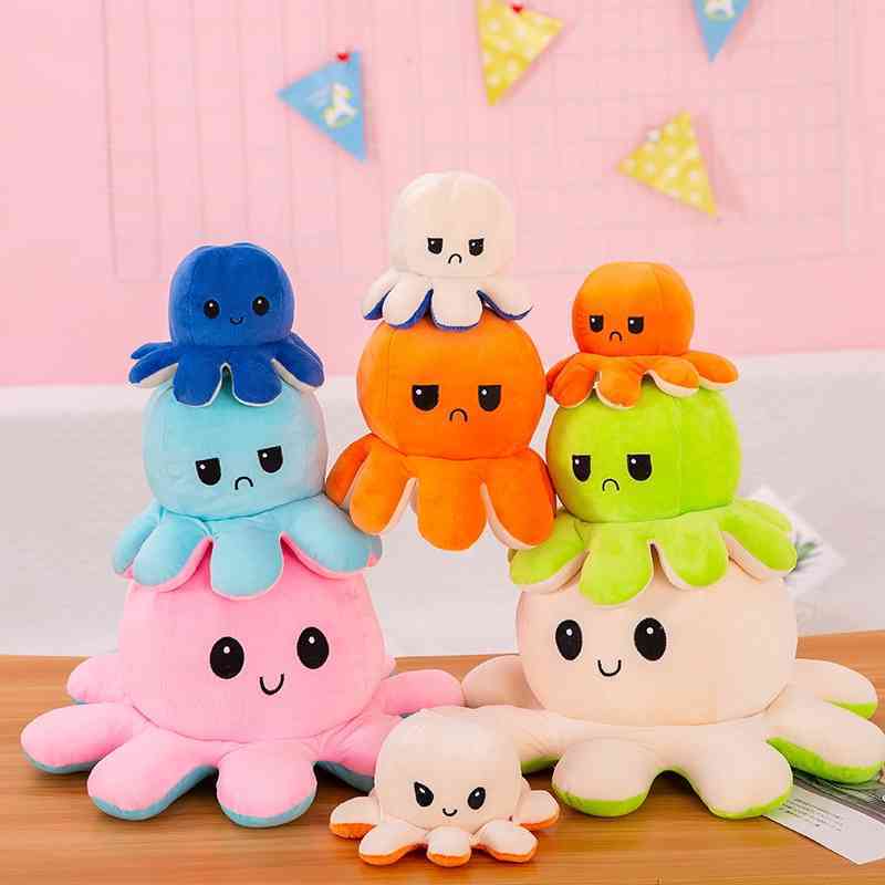 Flip plush toy double flip Octopus doll1-image-720187152