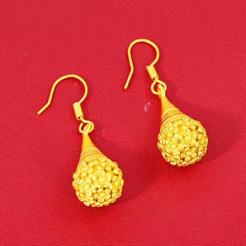 

Dangle & Chandelier 14K Gold Jewelry Drop Earring For Women Fine Pulseira Feminina Argent Bijoux Bizuteria Wedding Bohemia 14 K Garnet Dorp, Silver