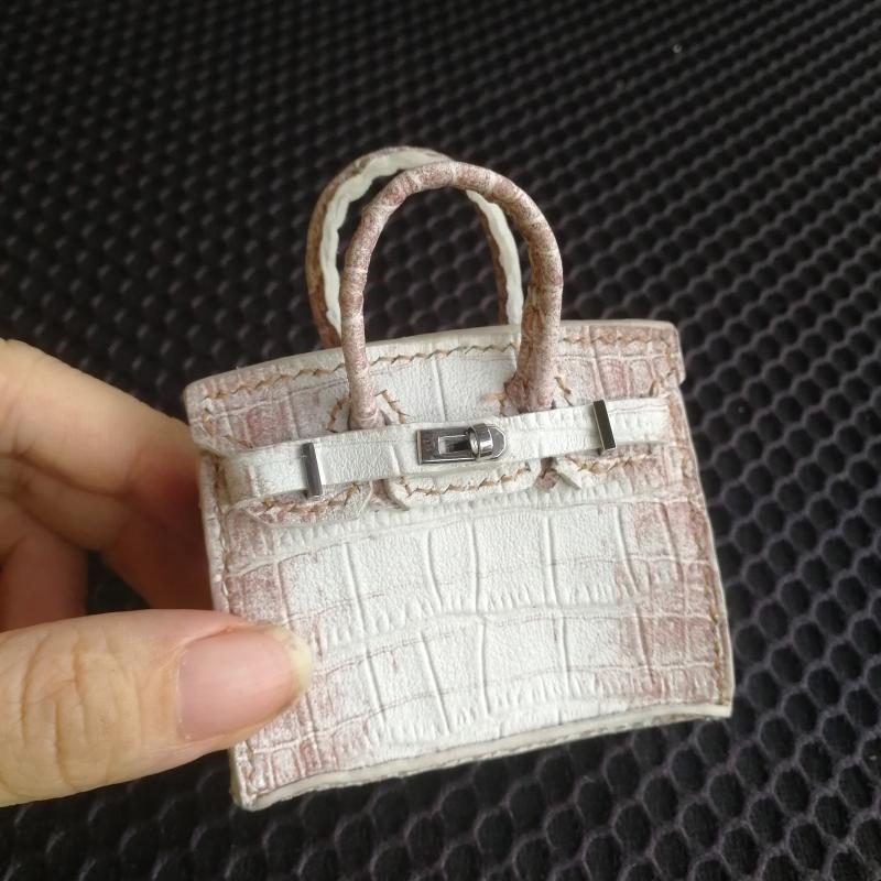 

Card Holders Personalised Genuine Leather Mini Coin Case Earstud Holder Bag Charm Luxury Designer Inspired Miniature Tote Wallet, Epsom leather