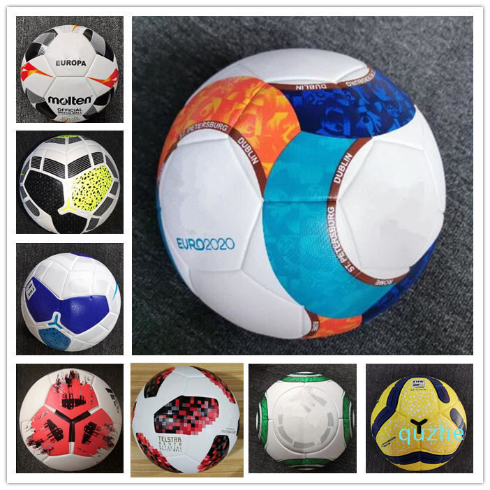 

2020 Euro World cup Premier PU football Ball World soccer Ball PU LALIGA SERIEA Calcio Cup FutBOL Final soccer Europa