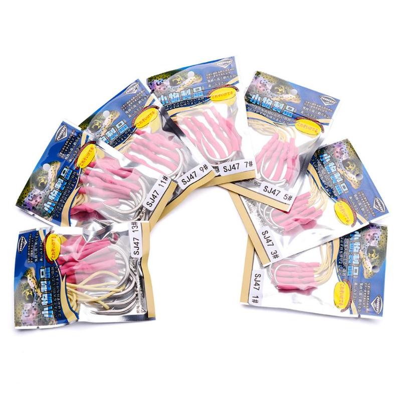 

Fishing Hooks 5pcs Pack High Carbon Steel Durable Fish Hook Baits Holder Offshore Angling Strong Corrosion Resistance