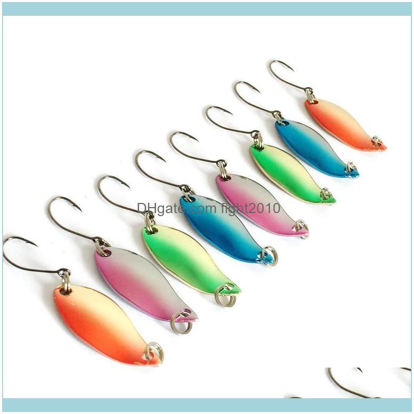 

Baits Sports & Outdoors200Pcs Metal Lures Lure Hard 3Cm 2Dot5G Spinner Spoon Jigging Bait Fishing Tackle Drop Delivery 2021 G8Eil