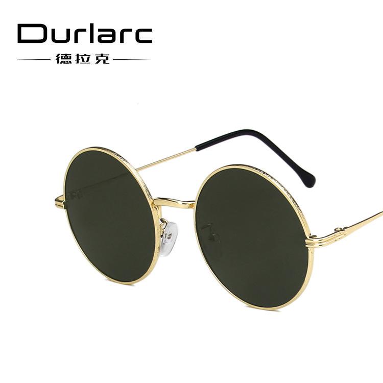 

Sunglasses European And American Round Metal 2021 Face Fashion Driving Chaochang Street Po Sunglass