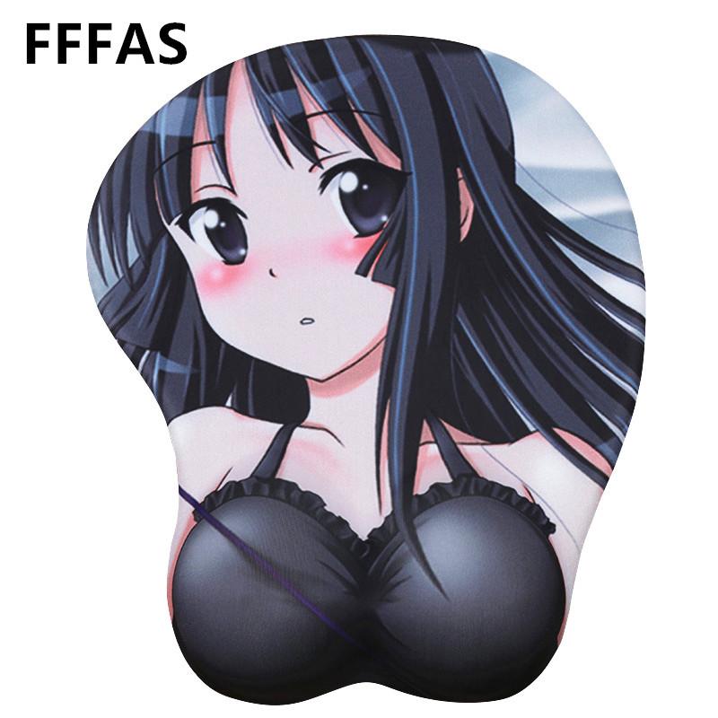 Mouse Pads & Wrist Rests FFFAS 3D Pad Mat Sexy Rest Pechos Borst Seins Custom Breast Mousepad Prevent The Carpal Tunnel Syndrome Hand-image-730257249
