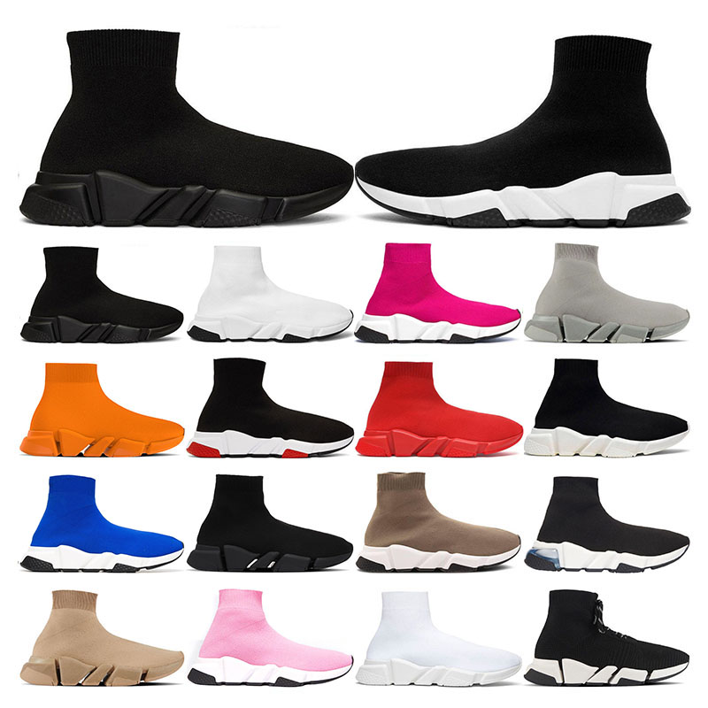 

luxurys designers socks mens shoes platform sneakers Casual of triple Beige black white Red bule Neon Flat womens sports fashion outdoor size 36-45, 12