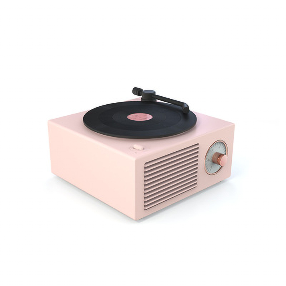 

Creative vinyl record player Atomic bluetooth speaker outdoor subwoofer car portable 3 colors