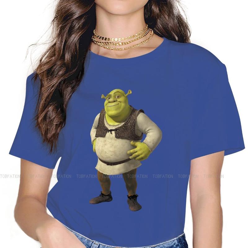 

Women' T-Shirt Ogres Have Layers Hipster TShirts Shrek Donkey Princess Fiona Fairy Tale Female Pure Cotton Tops T Shirt O Neck Oversized 5X, Blue green