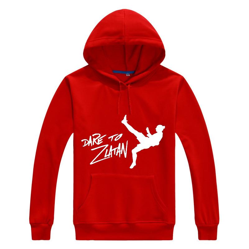 

Men's Hoodies & Sweatshirts 2021 Men DARE TO ZLATAN Ibrahimovic Fashion 100% Cotton Sweden Casual Hooded Pullovers, Black