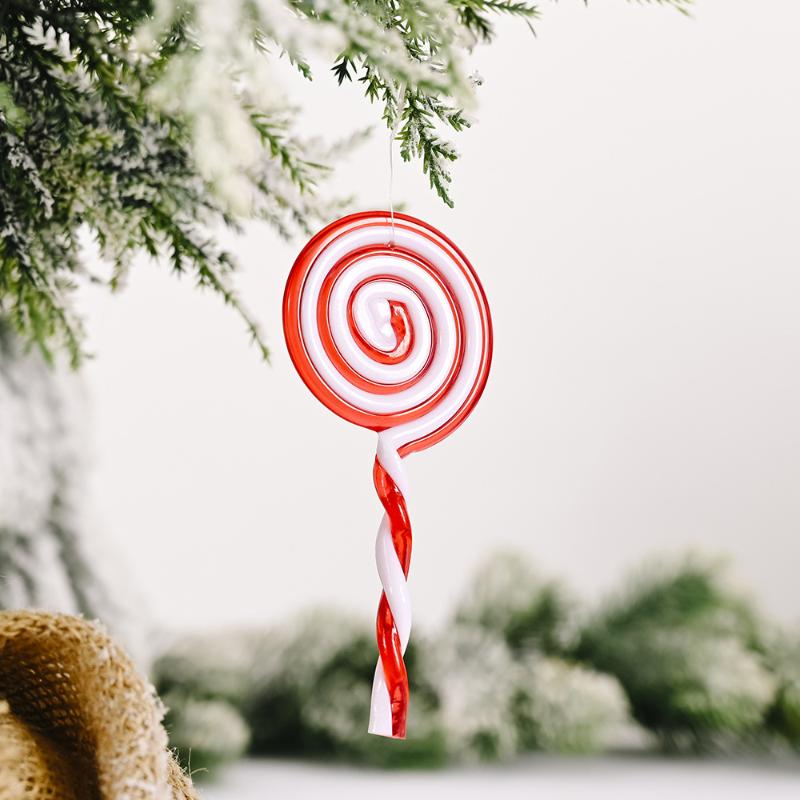 

Christmas Decorations 3D Candy Cane Pendant Red And White Xmas Tree Hanging Ornaments Navidad 2022 Year Party Decor For Home