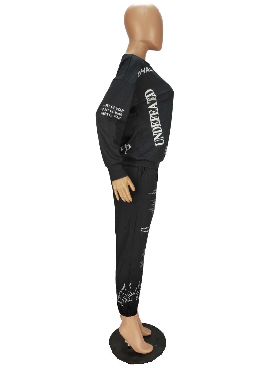 

Graffiti Streetwear Tracksuits Two 2 Piece Set Womens Tracksuit Female Whit240v, Red