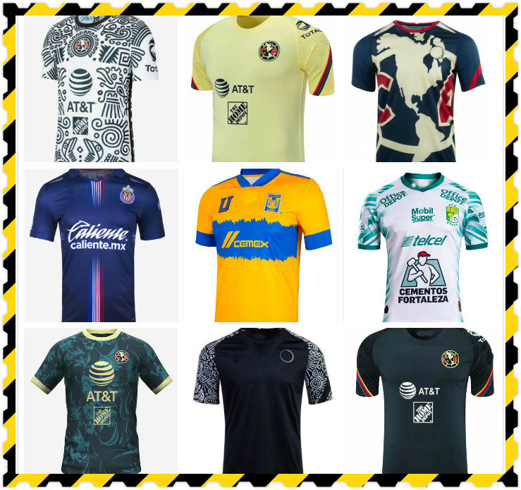 

2021 2022 Liga MX Club America Away third Soccer Jerseys 20 21 22 GIOVANI CASTILLO OCHOA 3rd football shirt kit Camiseta de Futbol men sets tops