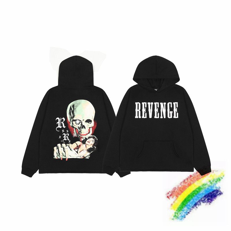 

2021FW Hoodie Men Women 1 Top Quality Hooded printing Pullover Sweatshirts, Black