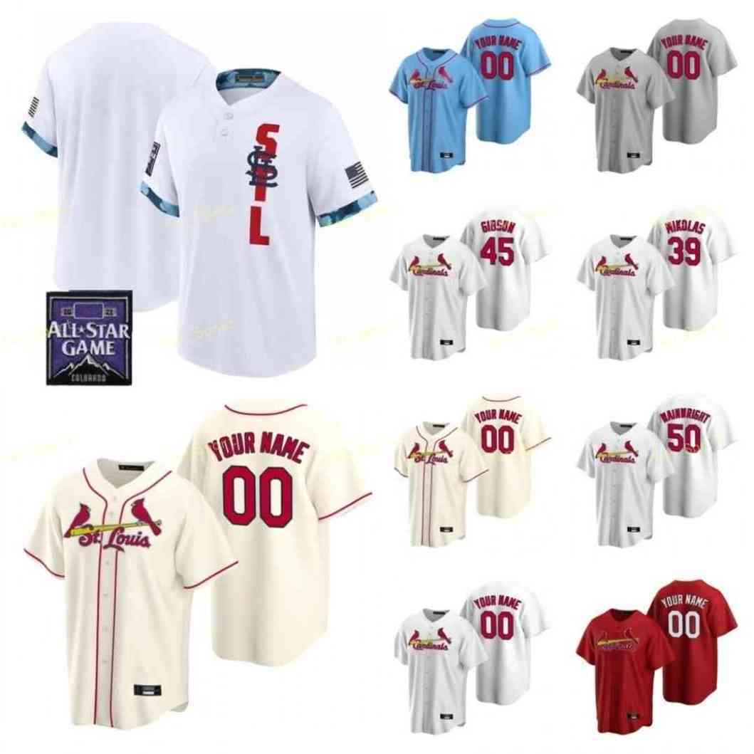 

Men Women Youth 2021 All-Star Game Baseball Jerseys 28 Nolan Arenado 48 Harrison Bader 92 Genesis Cabrera 3 Dylan Carlson 13 Matt Carpenter Custom Stitched