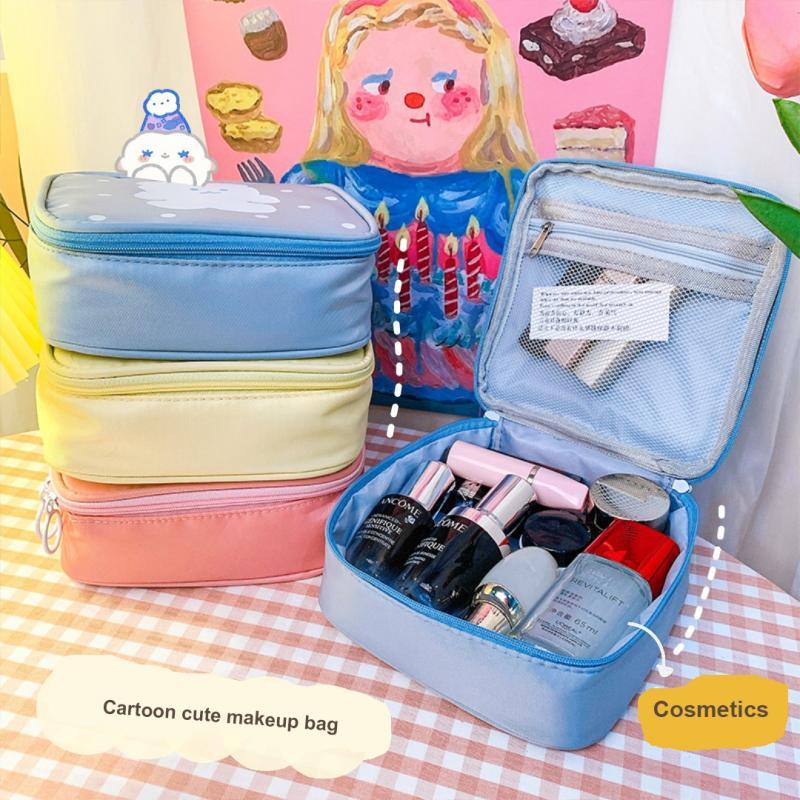 

Storage Bags Outdoor Girl Makeup Bag Women Cosmetic Travel Portable Large-capacity Toiletry Box