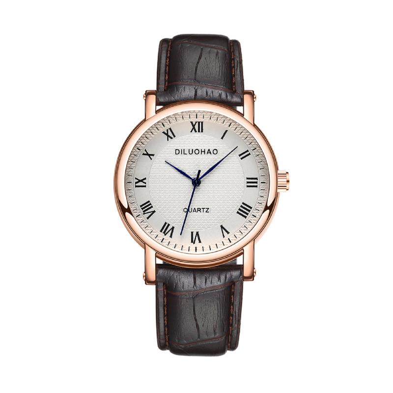 

Wristwatches Women Watches Fashion Square Ladies Quartz Watch PD627 / DLH Roman Numeral Scale Imitation Leather Wrist Clock