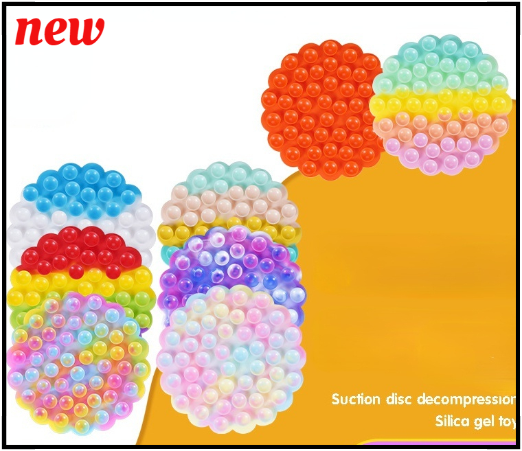 

DHL Party Favor Fidget Toys squishy double-sided suction cup throwing decompression suction cup Squid decompression kids toys