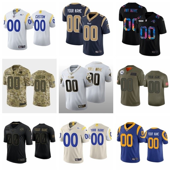 

Customized Jersey Football Los Angeles''Rams''MEN WOMEN YOUTH Limited Vapor Untouchable Alternate 100% embroidery S-6XL, 10