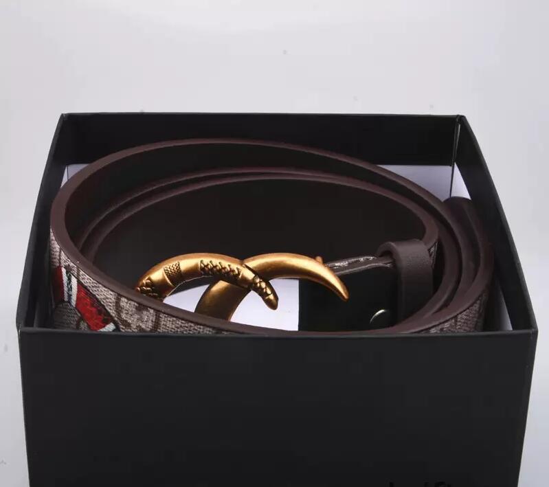 

Womens Mens Belts Leather Black Women Snake Big Gold Buckle Men Classic Casual Pearl Belt Ceinture White Box 38 mm, Black;brown