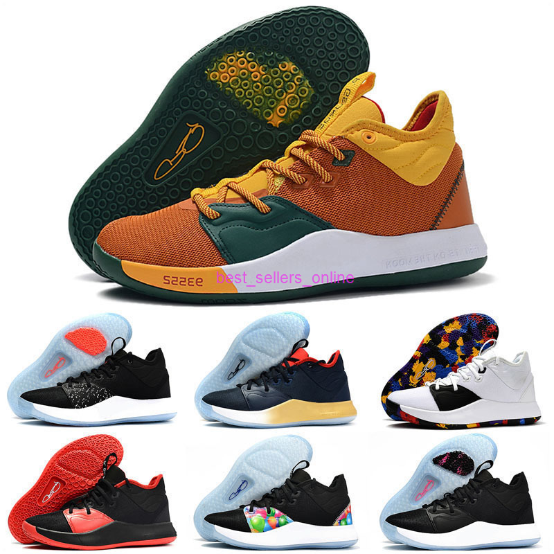 

pg 2021 Paul 3 George III sneaker nasa black white bhm pg3 all star gs basketball shoes for men, As photo 10