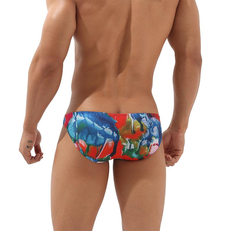 

Underpants Sexy Mens Underwear Jockstrap Printed Mini Briefs Slips Homme Gay Panties Cueca Calcon Calzoncill Plus Size