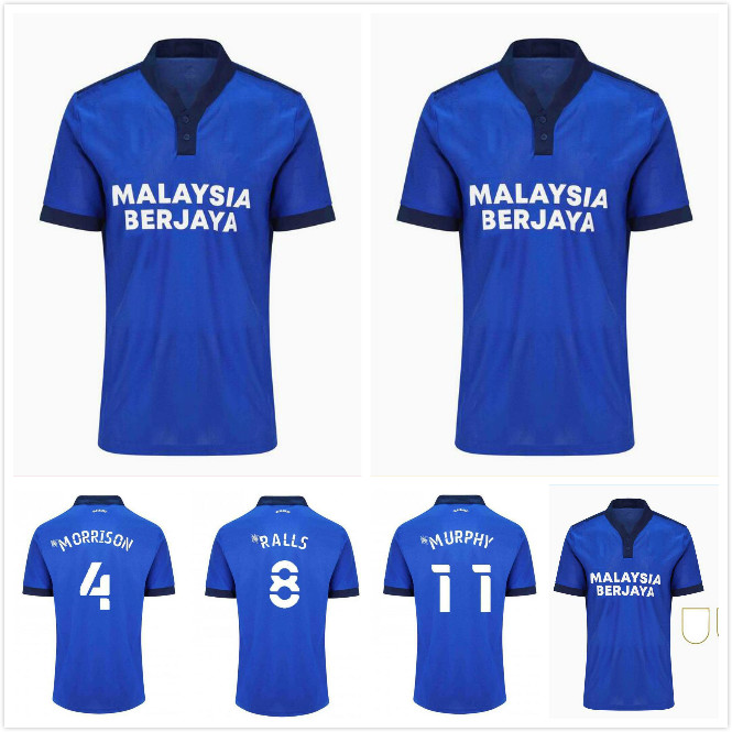 

2021 2022 Cardiff soccer jerseys city home away Moore 21 22 camisetas de fútbol Morrison Ralls Murphy Hoilett Leandro Bacuna Marlon Pack football shirts
