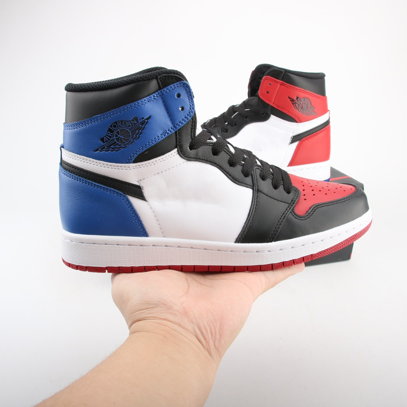 

1 1S High Retro Top 3 Basketball Shoes Royal Blue Black Red Classic Mandarin Duck Color Matching Sneakers Trainers, Customize