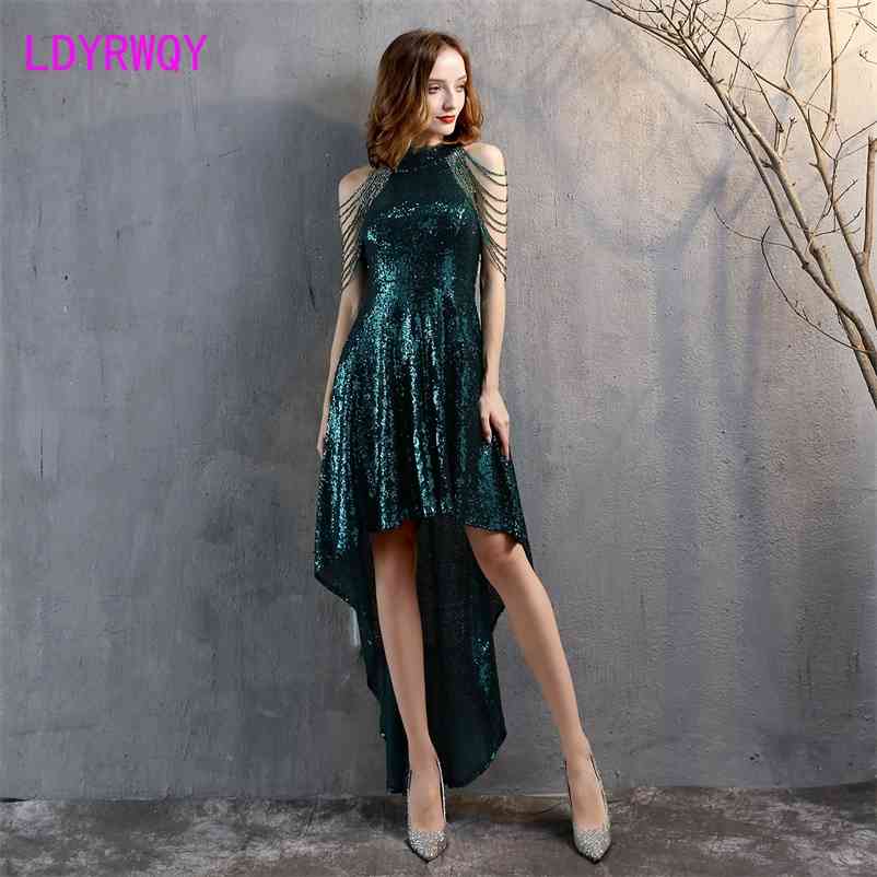 

sexy dress wrapped in chest  beads and hips Office Lady Sheath Sleeveless Knee-Length 210603, Black