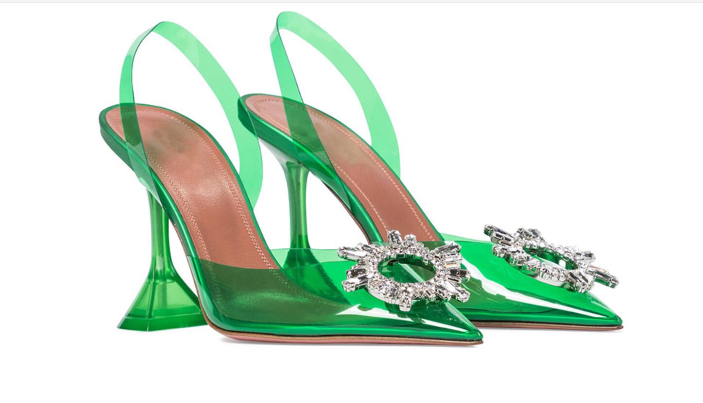 

brand fashion sun flower dress shoes women satin high heels crystal wedding pumps sexy Bridal heel shinny, Black