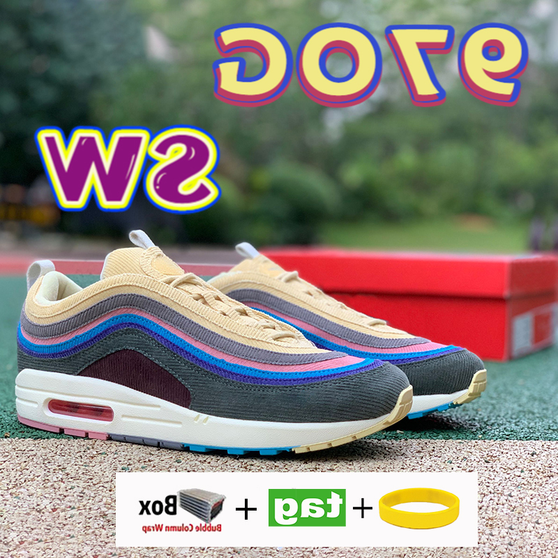 

Shoes SW 97og Running Sean Wotherspoon runner Vivid Sulfur Multi Yellow Blue Hybrid men sneakers whit shoelaces 36-45, 2#- bubble wrap packaging