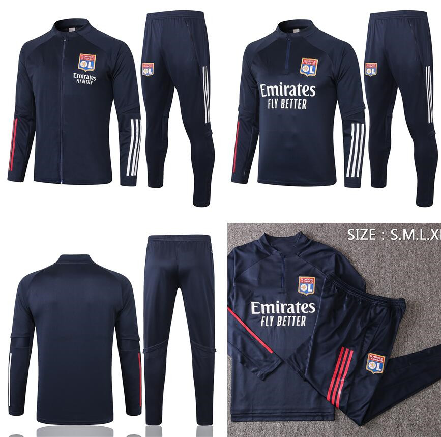 

2021 Lyons Soccer Jerseys Sets Tracksuits Jersey 21/22 Training uniform Polo shirt tracksuit pants long sleeve, Grey