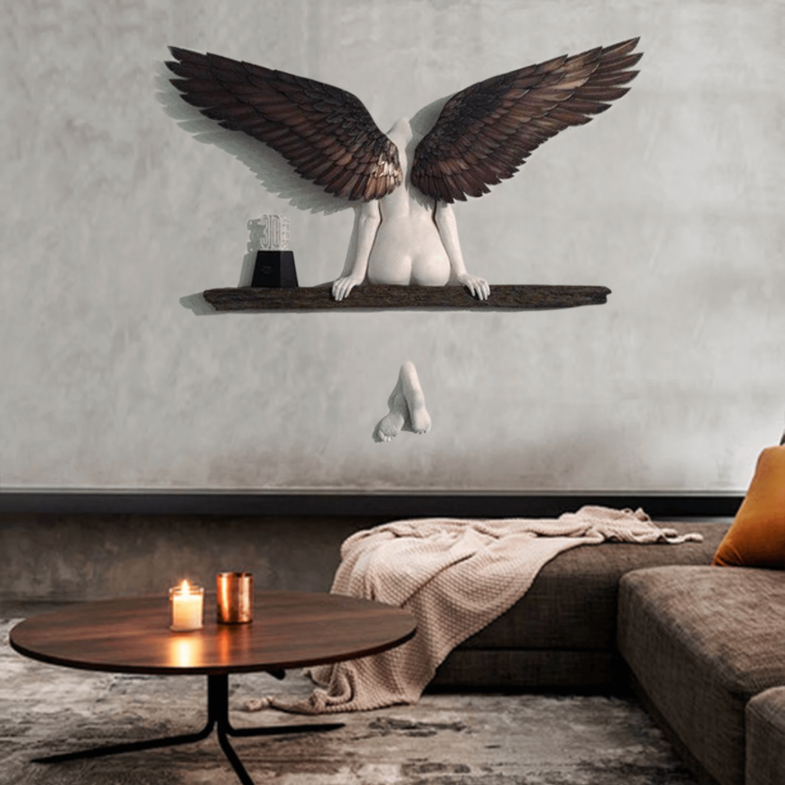 

"ICARUS HAD A SISTER" Angel Art Sculpture Wall Decorations