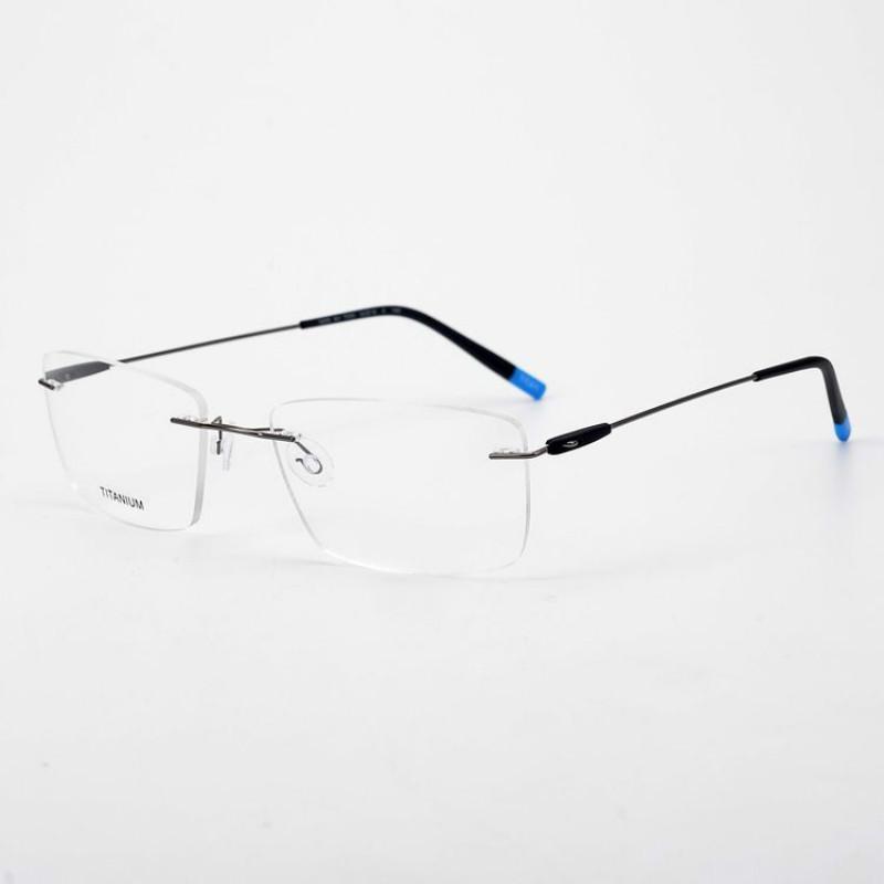 

Fashion Sunglasses Frames Rimless Men Glasses Titanium Mens Eyeglasses Women Super Light Optical Frame Unisex High Quality Myopia Computer E