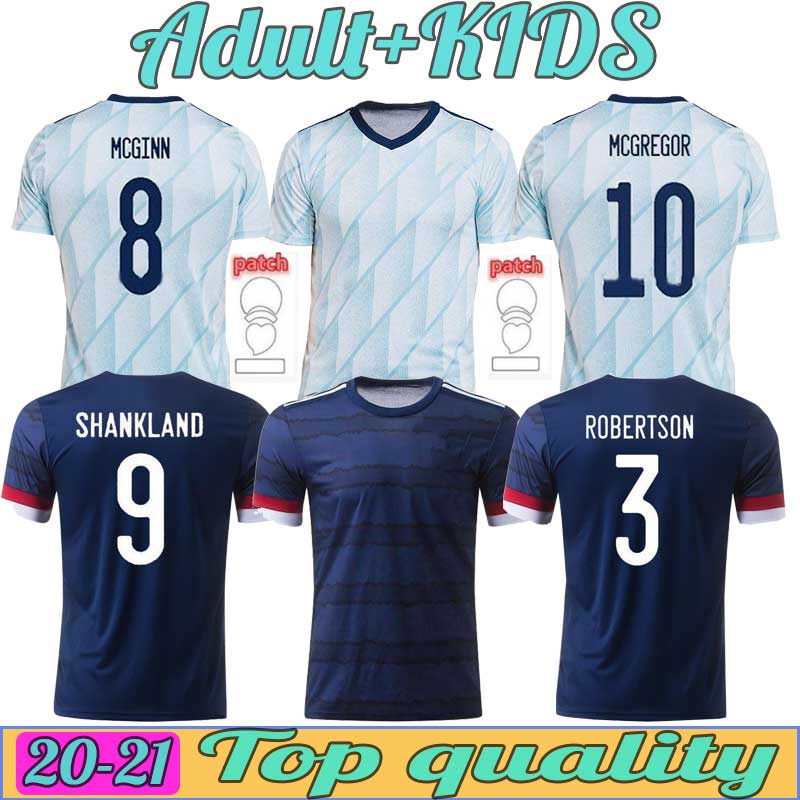 

Scotland soccer jerseys 2021 HOME AWAY ROBERTSON FRASER football shirt NAISMITH MCGREGOR CHRISTIE FORREST MCGINN Men Kids