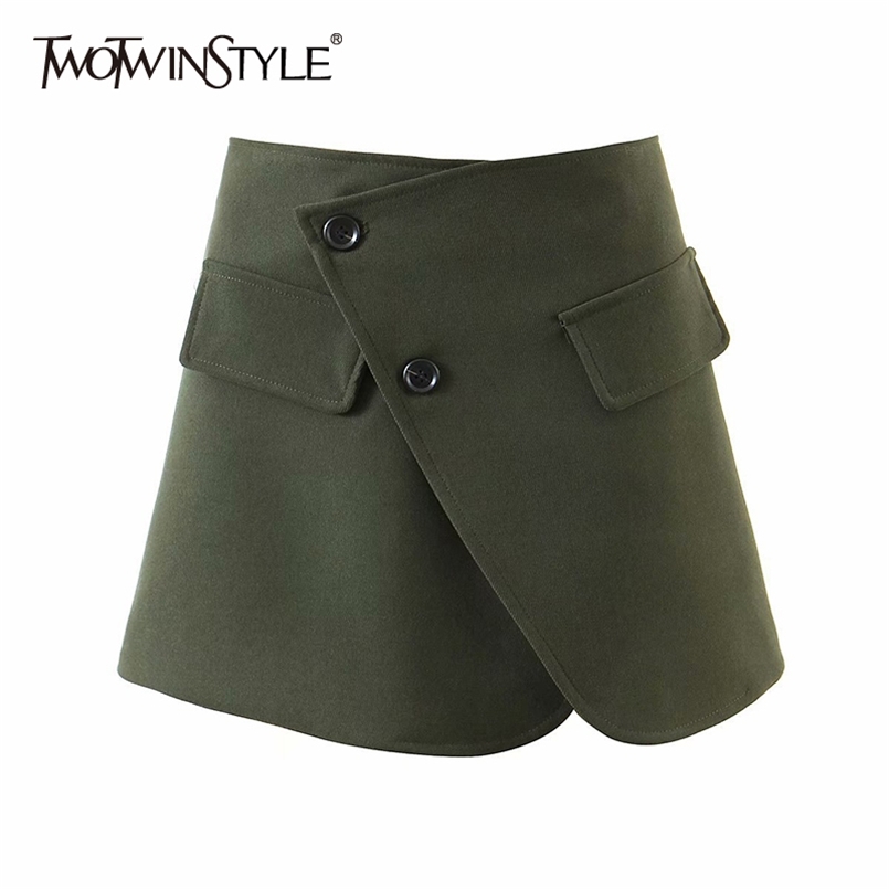 

Corduroy Large Size Skirt For Women High Waist Asymmetrical Casual Solid Skirts Female Fashion Clothing 210521, Blue