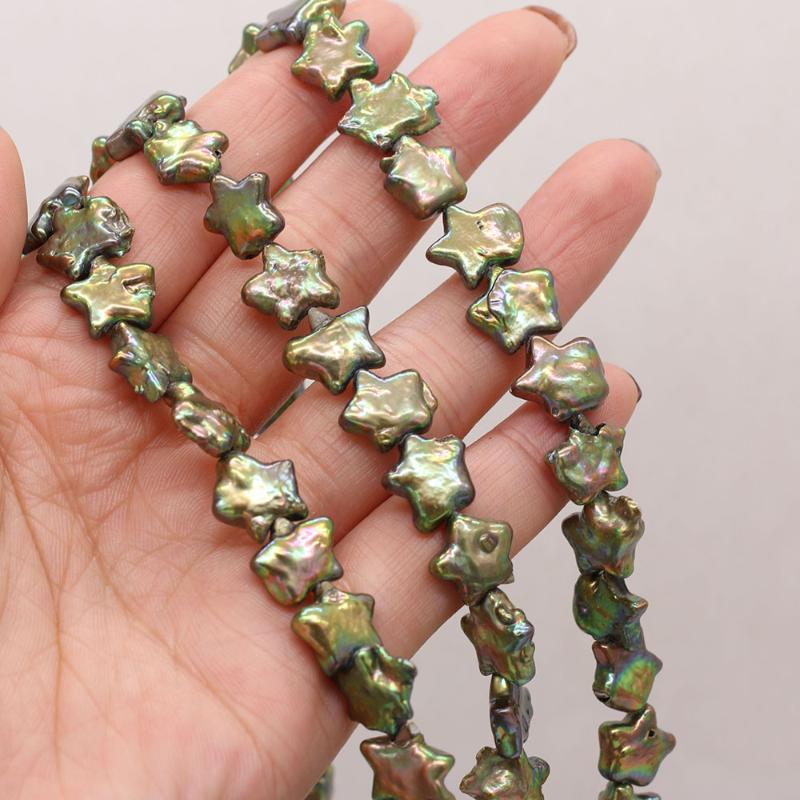 

Other 11-12mm Natural Five-pointed Star Pearl Beads Loose Bead For Jewelry Making Diy Women Necklace Bracelet Accessories