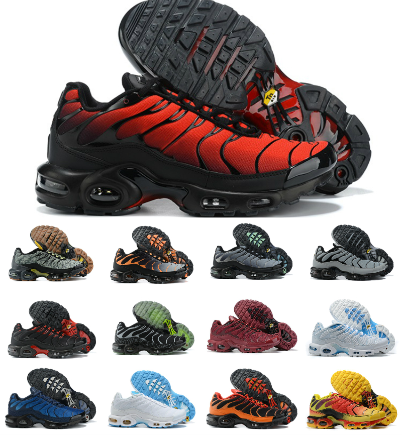 

Mens Original Tn Running Shoes Tns Triple Black White Red Air Plus Ultra Sports Shoe Designer Cheap Chaussures Requin Fashion jogging Sneake