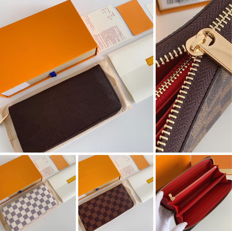 

ZIPPY CLEMENCE luxury designer women bags zipper wallet ladies men hand wallets brand leathe rpurses lady long classic card bag coin purse high quality with box 02