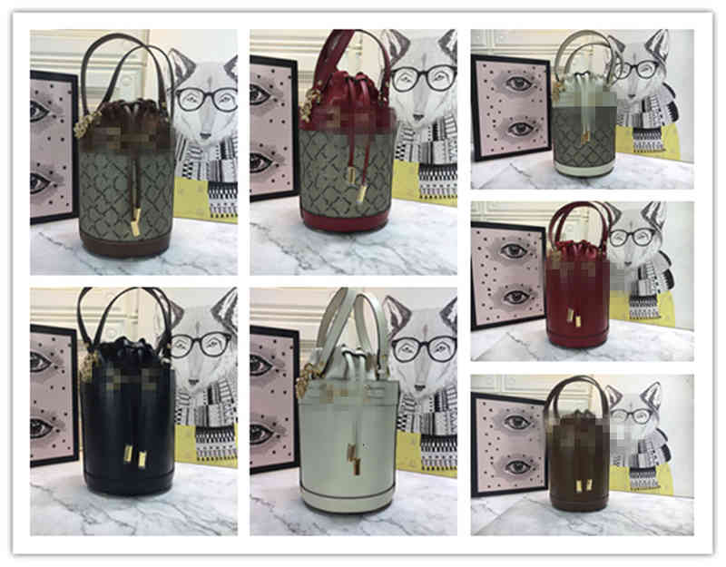 Sacs de concepteur Sacs de luxe Tote de luxe en cuir en forme de tonneau en forme de tonneau de cordon de cordon double poignée sac à dos dame de