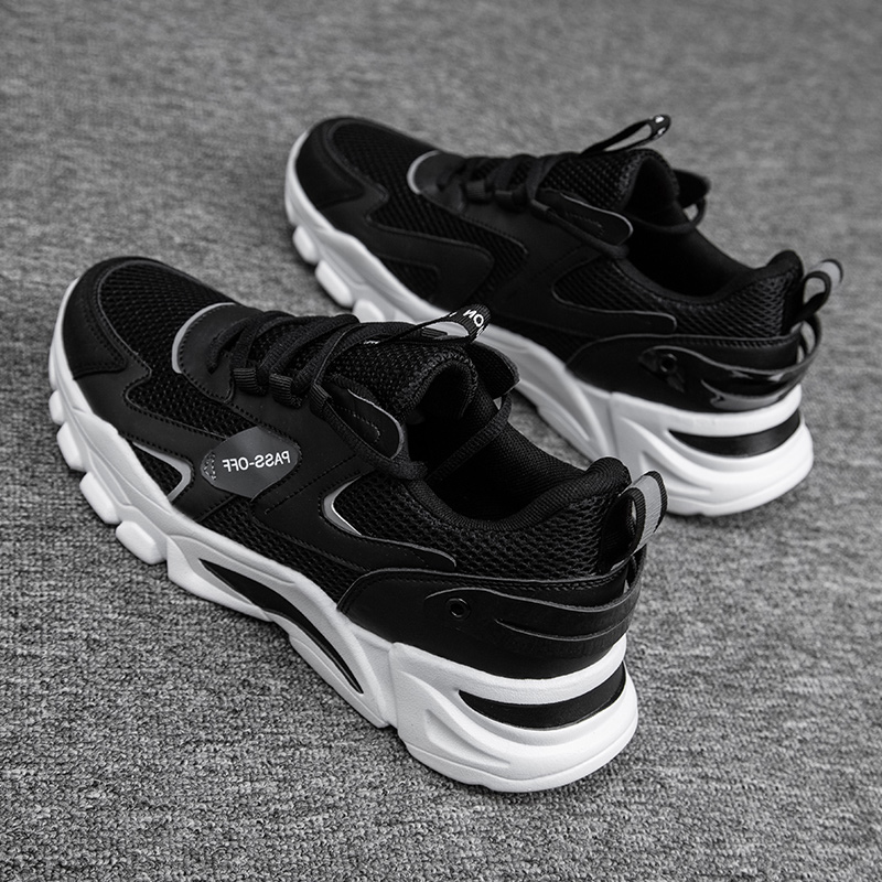 

Womens Mens Running Shoes Casual Students Outdoor Sports Sneakers Black Beige Grey Size 39-44 Code 65-727