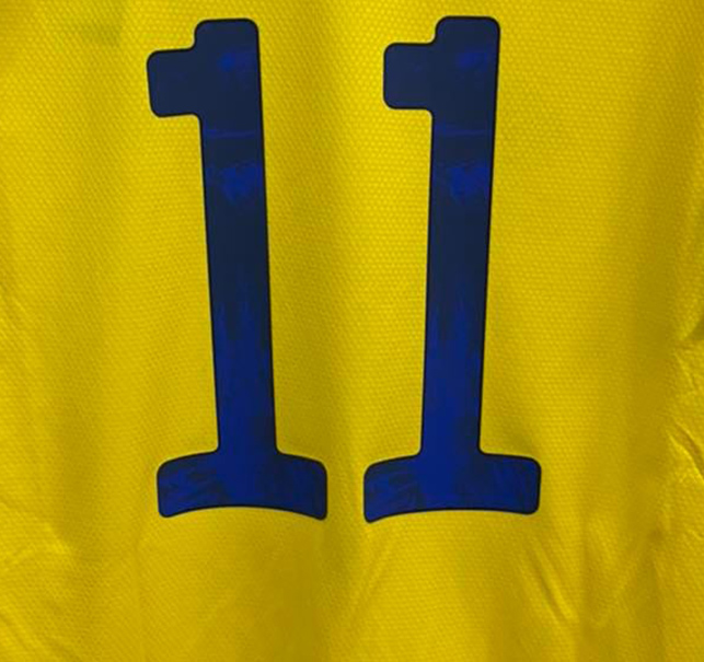 

nameblock number 11 dated printed 25 march together with full patches stamping