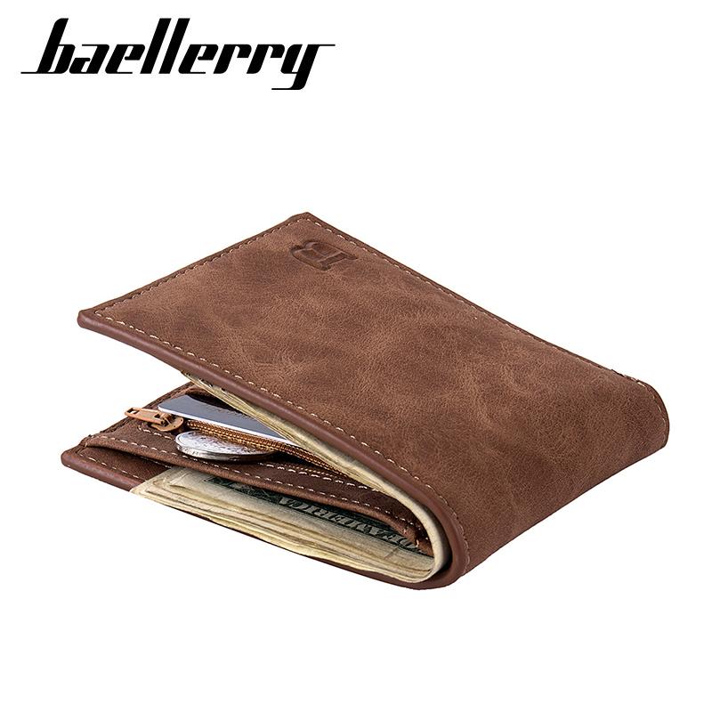 

Free Engraving Fashion PU Leather Men's Wallet With Coin Bag Zipper Small Money Purses Dollar Slim Purse Design Wallets, Red;black