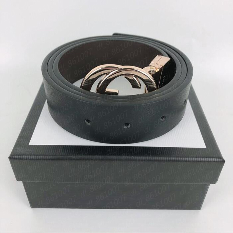 

2021 men's gold silver black G buckle fashion belt width 3.4cm designers for men and women to create 100-125cm free delivery with box