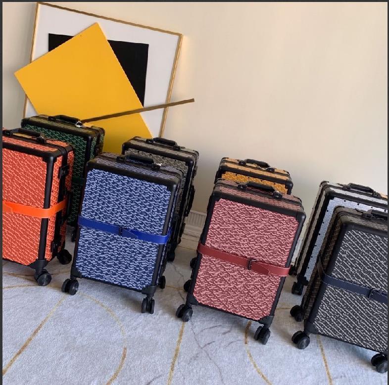 

Bags Newset Travel goya Suitcase Luggage Fashion Men Women Trunk Bag Purse Rod Box Spinner Universal Wheel Duffel