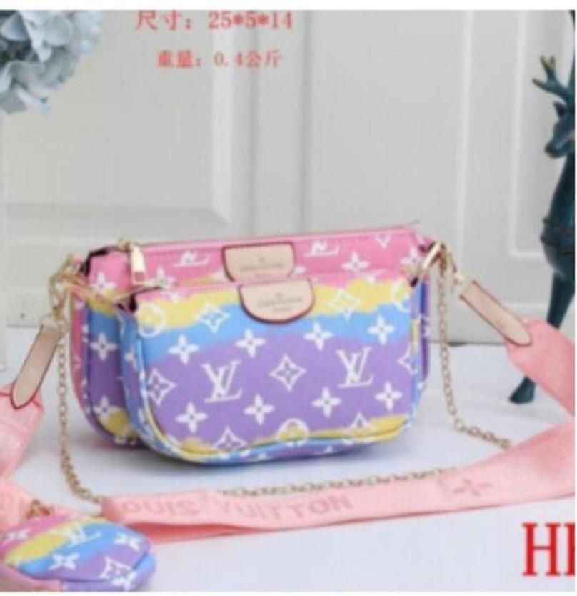 

2021 LV LOUIS bag VITTON Mini Handbag l Female Designer cross body bags wallet totes 2pcs/set women Cosmetic bag, Red;black