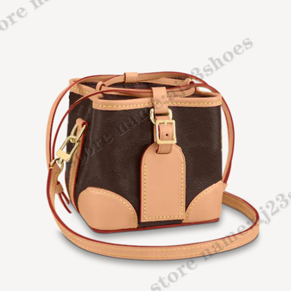 

noe mini bag luggage tag Crossbody Bags Drawstring closure Wallet designer handbags M57099 Noe Purse, 01