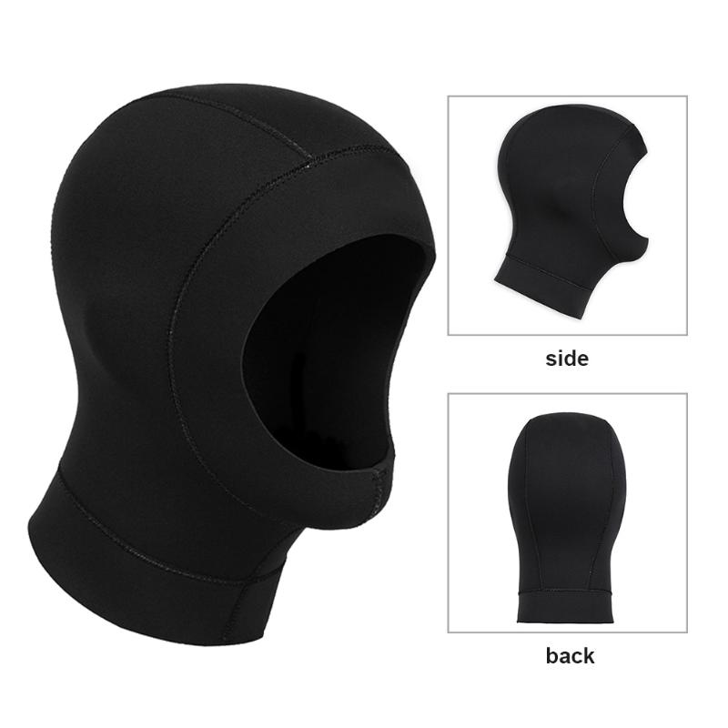 

Beanies Men Women Snorkeling Neoprene UV Protection Diving Cap Swimming Scuba Keep Warm Bib Hood Summer Surf 3mm Elastic Divers Hat
