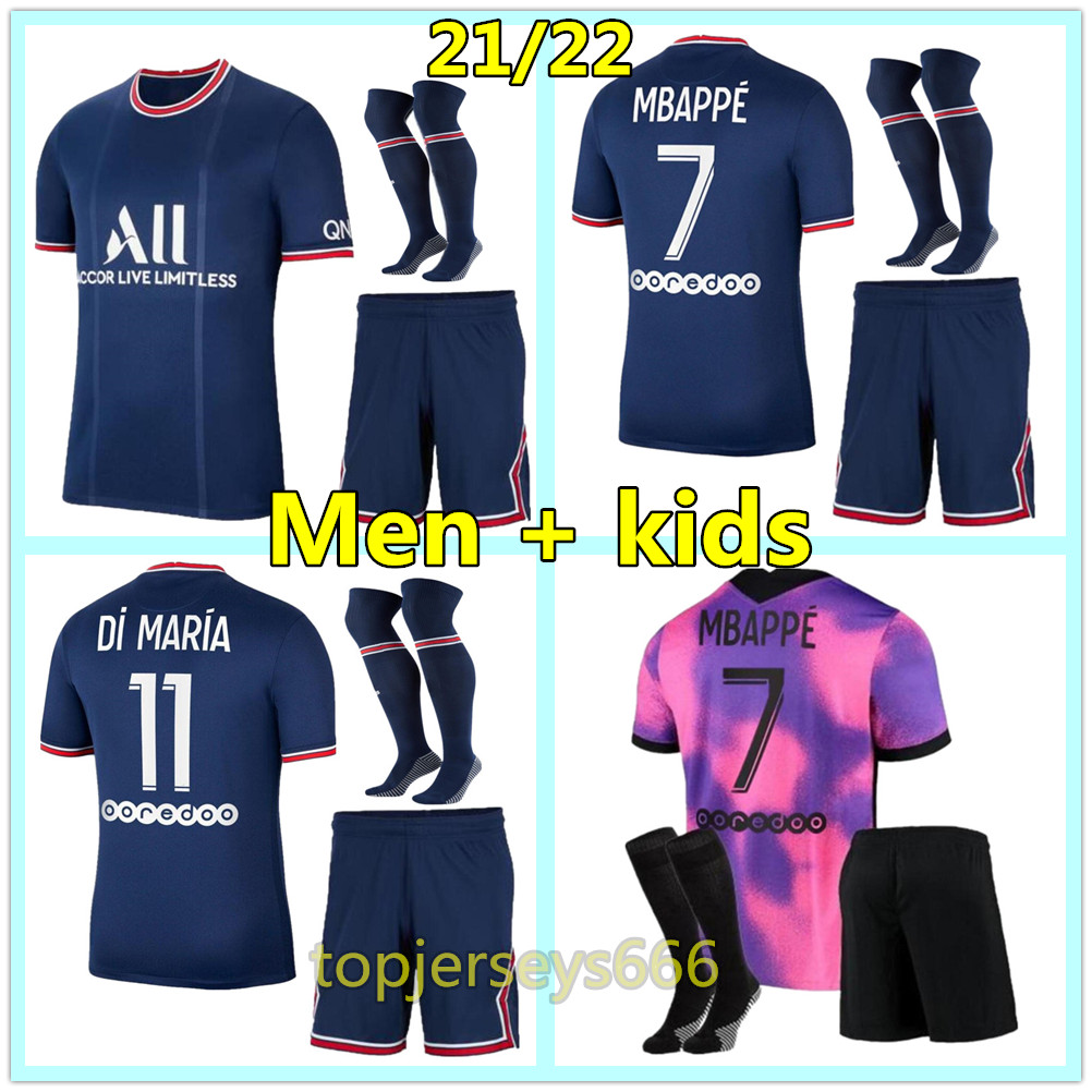 

MBAPPE KEAN soccer jersey 21 22 Maillots de football shirt 2021 2022 MARQUINHOS VERRATTI KIMPEMBE men + kids kit socks uniforms enfants maillot foot fourth, Jacket